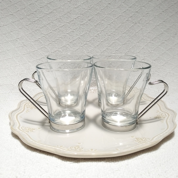Vitrosax Other - Set of 4 Vintage Vitrosax Coffee Espresso Glasses